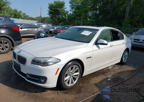 2016 BMW 528I z USA, uszkodzony, nr VIN WBA5A5C51GG352686